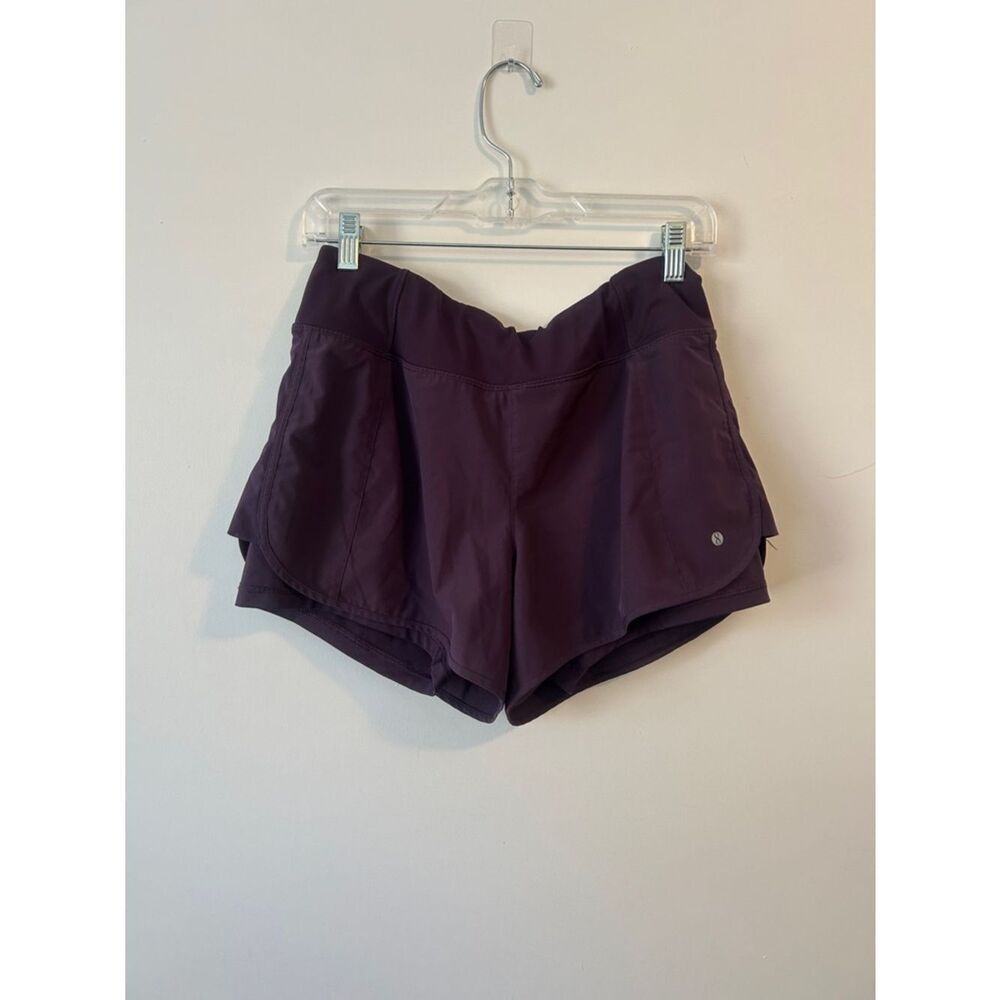 lululemon athletica Plum Athletic Running Shorts